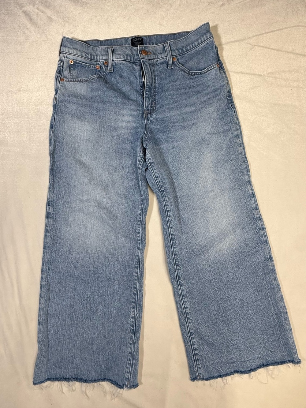 J. Crew wide leg crop jeans size 30P
